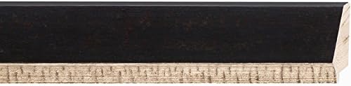 CountryArtHouse Picture Frame Moulding (Wood) 100ft bundle - Traditional Color Finish - 2.25" width - 1/2" rabbet depth