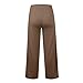 Midelxp Women's Brown Baggy Wide Leg High Waisted Jogger Pants with Pockets, Lightweight, Loose Fit, Drawstring, Solid, Multi-Sport, Athletic, All Seasons, Machine Washable, Size M