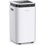 Waykar 2500 Sq. Ft Home Dehumidifier with Drain Hose for Bedrooms, Basements, Bathrooms, and Laundry Rooms - with Intelligent Touch Control and 3 Air Outlets, 24 Hr Timer, and 0.58 Gal Water Tank
