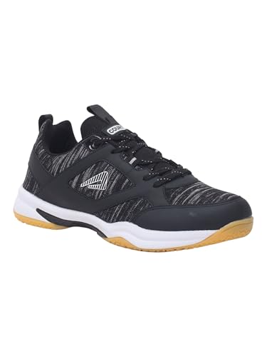 Image of Impakto Echo Flash Men's Badmintion Shoes | Lightweight & Non-Marking High-Performance Court Shoe for Squash & Tennis | Padded Insole & Rubeer Outsole
