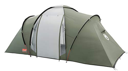 Coleman-Zelt-Ridgeline-46-Plus-46-Mann-Zelt-46-Personen-Vis-A-Vis-Tunnelzelt-Campingzelt-Kuppelzelt-mit-Sonnendach-Wasserdicht-WS-3000mm