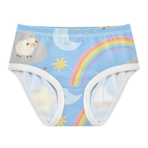 GuoChe Sport Panties Underwear Breathable Material Comfort Color for Girls in Sizes 2T,3T, 4T, 5T, 6Y and 8Y