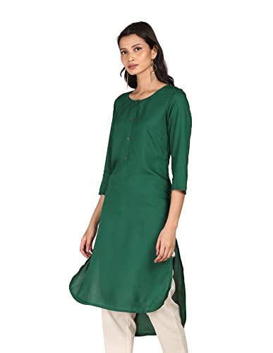 Image of Women's Cotton Regular Kurtas