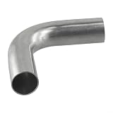 Rohrkrümmer 90 Grad Mandrel Bogen Poliert 304 für Abgasanlage DIY Schweißen Reparatur Auto für motorrad Industrie(25mm)