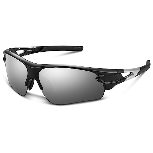 BEACOOL Gafas Ciclismo Hombre Mujer Gafas de Sol Deportivas Polarizadas Protección UV con Monturas Ligeras para Ciclismo Carrera Surf Golf Conduciendo