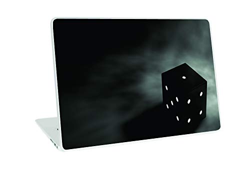 Image of GalaxsiaTM Black Cube Vinyl Laptop Skin /Sticker /Cover /Decal Compatible for Any 15.6 Inches Laptop (Hp /Dell /Sony /Acer /Lenovo /Asus. Etc) Or Notebook.