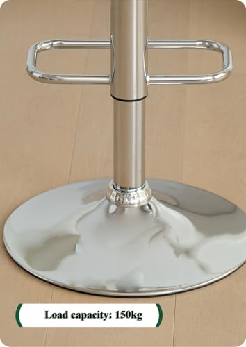 Tabourets de bar pivotants hauteur réglable 59-81 cm avec siège confortable