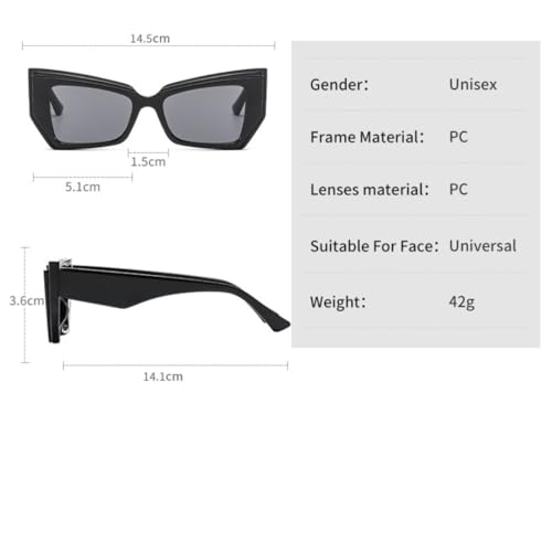 Lunettes de soleil œil de chat protection UV400 contre les reflets
