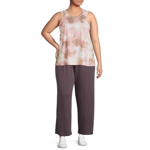 Terra & Sky Women's Plus Size Wide-Leg Knit Pants2