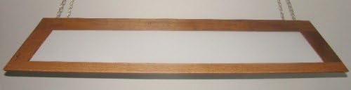 Antique Natural Oak Billiards Pool Table Light