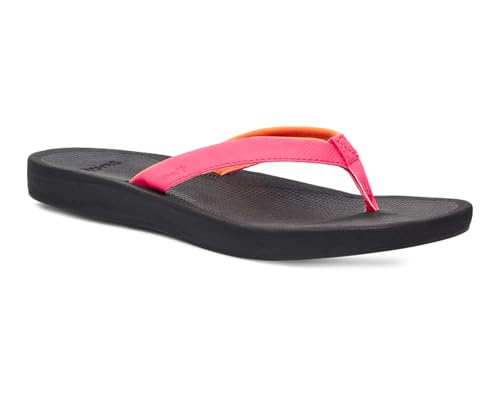 Image of Sanuk Womens Cosmic Shores | Water Resistant Flip Flops for Women | EVA Footbed With Arch Support | Women's Beach Sandals