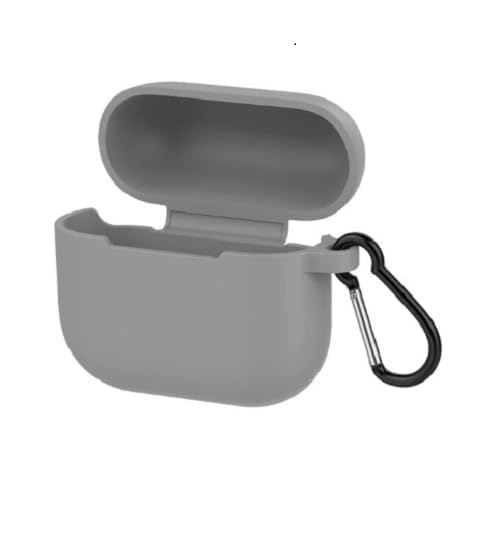 Image of Colorcase Front & Back Soft Silicone 360 Full Protection Case Compatible with Boat Airdopes Alpha (Grey)