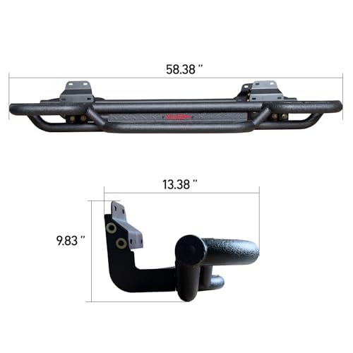 Estribos de Acero para Ford F150/F250 2015-2025 Negros miniatura 3