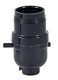 B&P Lamp® E26 Medium Base Phenolic Push-Thru Socket with UNO Threads