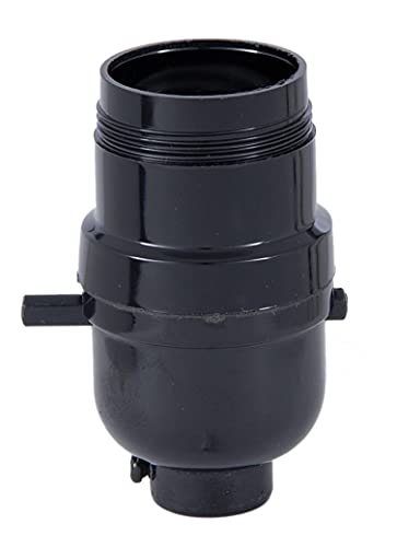 B&P Lamp® E26 Medium Base Phenolic Push-Thru Socket with UNO Threads image 4