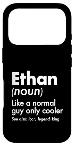 Ethan Like A Normal Guy Only Cooler Legend King �t�@�[�X�g�l�[�� �X�}�z�P�[�X iPhone 17 Pro �p
