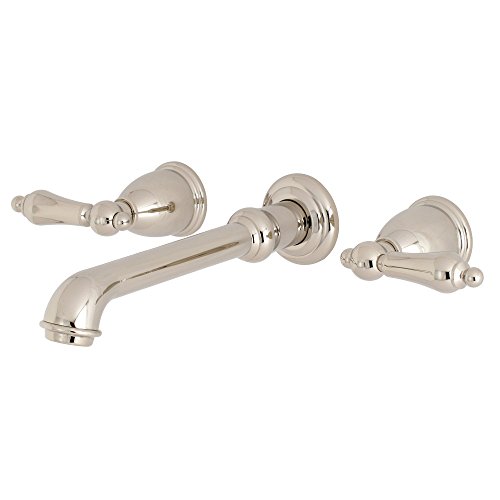 Kingston Brass KS7026AL English Country Roman Tub Faucet, 10-7/16 Inch in Spout Reach, Polished Nickel