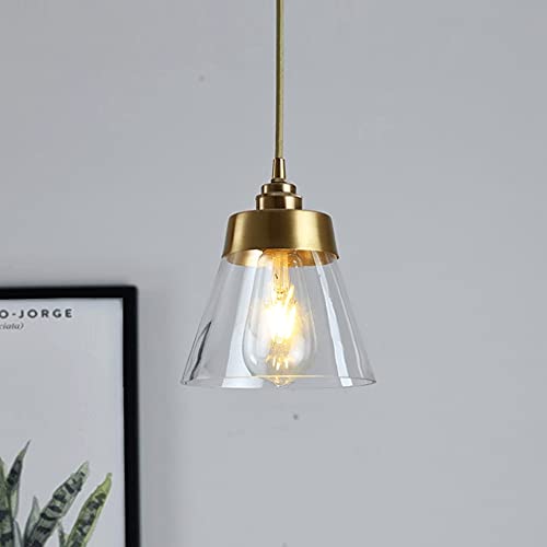 Lámpara de araña moderna para sala de estar con cristal de cono 3