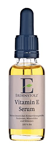 Vitamina E Serum – 30 ml – vegano – bio – Aceite prensado en frío – Erdenstolz – Retinol – Antiedad