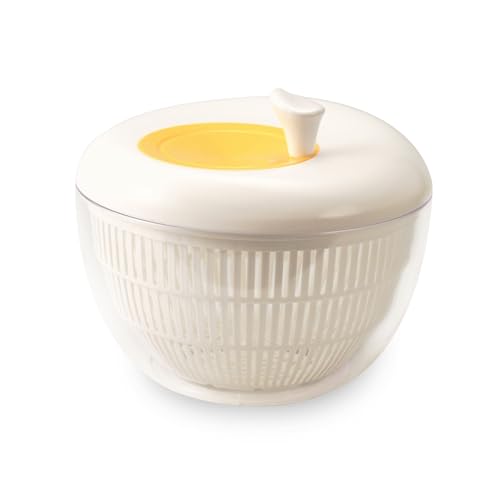 Centrifugadora de Lechuga y Verduras – Escurridor y Secador de Ensaladas Manual | Limpieza Rápida y Sin Daños | Utensilio de Cocina Práctico y Resistente