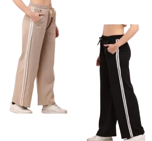 Baggy Jogger Pants – Stretchable Pure Cotton with Bottom Drawstring | Oversized Fit | Loose fit Cotton Joggers | Streetwear Jogger Pants Pack of 2-image-6