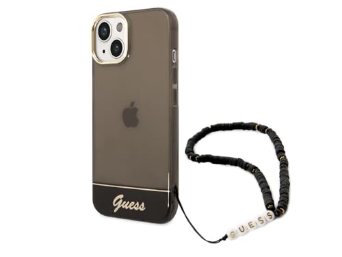 Guess GUHCP14SHGCOHK Coque Rigide pour iPhone 14 6,1" Noir