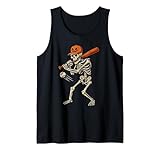 Photo Gallery scheletro zucca giocatore di baseball halloween per gli amanti dello sport canotta Photo Gallery scheletro zucca giocatore di baseball halloween per gli amanti dello sport canotta