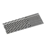 4.0mm x 119mm Silver Ground Long Series Metal HSS Twist Drill Bits Pack of 10