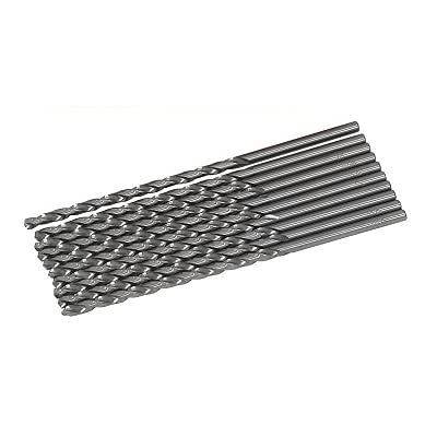 4.0mm x 119mm Silver Ground Long Series Metal HSS Twist Drill Bits Pack of 10 1 4.0mm x 119mm Silver Ground Long Series Metal HSS Twist Drill Bits Pack of 10
