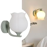 【Éclairage d'ambiance doux : idéal pour la détente et la lecture】 : L'abat-jour en verre blanc lisse diffuse une douce lumière diffuse, créant une atmosphère apaisante. Utilisez-la comme lampe de chevet pour lire confortablement ou vous détendre après une longue journée.