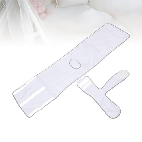 Image of Baby Swaddle Blanket with Detachable Belly Band, Soft Cotton Infant Swaddle Wrap for Sleep and Soothing, Breathable Newborn Swaddling Blanket for Crib and Bassinet