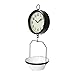 Creative Co-op DA8470 White Decorative Reproduction Scale Wall Clock