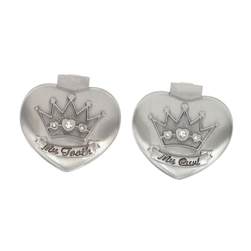 ULDIGI for Boys and Girls 2pcs Baby Tooth Holder Alloy Keepsake Organizer First Tooth Storage Box Boys Girls