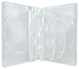 Mediaxpo Brand 10 Clear 10 Disc DVD Cases