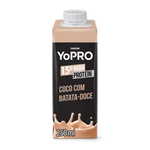 YoPRO Bebida Láctea UHT Coco com Batata-Doce 15g de proteínas 250ml 1 YoPRO Bebida Láctea UHT Coco com Batata-Doce 15g de proteínas 250ml
