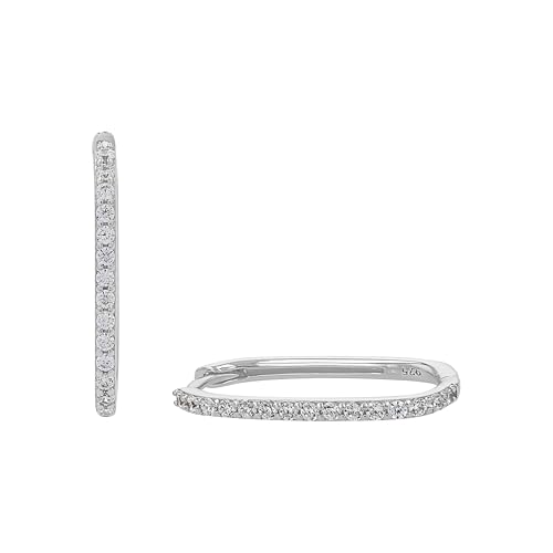 Boucles d'Oreilles TOM TAILOR en argent 925 et zircone éclatant
