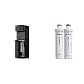 CLPOU520UVF2BLK Brio Self Cleaning Bottleless Water Cooler Dispenser with Filtration -New Black Stainless Steel - Hot Cold and Room Temperature Water.