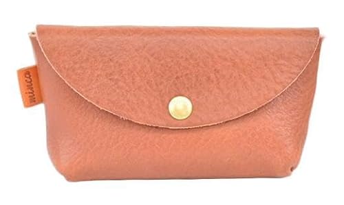 [品切れの場合、納期3ヶ月程][全6色]栃木レザー ミニポーチ02S 小物入れ ピルケース/Pouch 02/S/チョコ/minca 428[ファッション 人気]