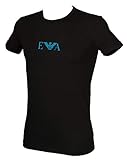  Emporio Armani Underwear Herren Multipack-Monogram T-Shirt, Schwarz (Nero 00020), Small (Herstellergröße:S)