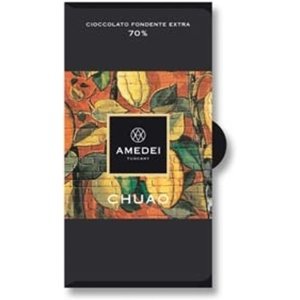 Amedei Barra de chocolate Chuao - Paquete de 2 - 1.75 onzas cada una