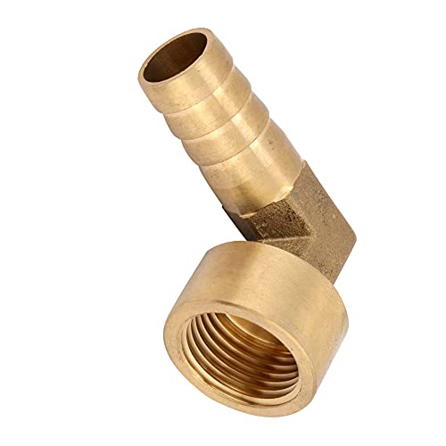 Snelkoppeling for slang messing weerhaak fitting elleboog 6 8