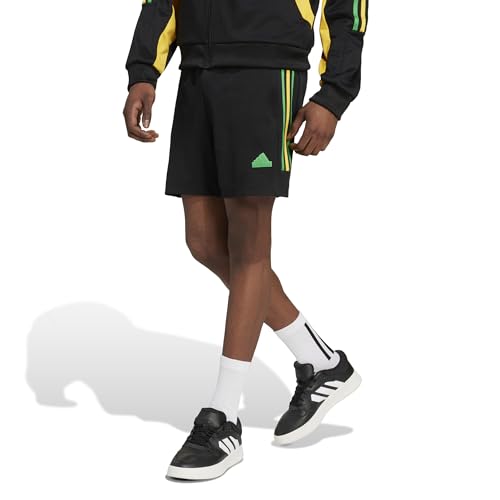 adidas Men's House of Tiro Nations Pack Shorts, Black/Vivid Green/Bold Gold, 3X-Large by adidas - Used condition - Image 2