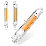 【Respetuoso con el medio ambiente】Base de lámpara R7S estándar: Ø18x118mm (0,71inx4,7in), fácil de instalar. Sin plomo ni mercurio, sin radiación UV o IR. Bombillas LED COB R7S certificadas por CE y RoHS