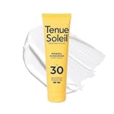 TENUE SOLEIL SPF 30 Mineral-Sonnenbrand - 100 ml - Wasserfeste Sonnencreme mit Vitamin E - Vegan, Parfümfrei - Für empfindliche Haut - Gesicht und Körper