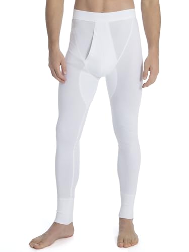 Preisvergleich Produktbild Calida Herren Cotton 1:1 Lange Unterhose Slip, Weiß, 52-54