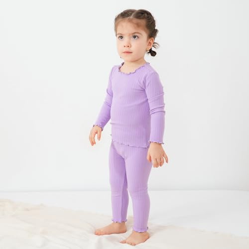 Image of pureborn Baby Pajamas Set Toddler Snug Fit Cotton Sleepwear 2pcs 12M-7Y