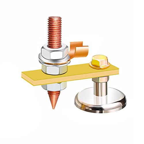 Berrywho Pinza magnética de Soporte de Soldadura, Cabeza magnética de Soldadura, Pinza magnética de Masa de Soldadura para Herramienta accesoria de Soporte de Soldadura Cover