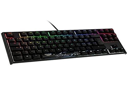 Preisvergleich Produktbild Ducky ONE 2 TKL PBT Gaming, MX-Red, RGB-LED, Schwarz