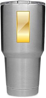 2nd Lieutenant Second LT O1 3-Inch Rank 2-Pack Premium Quality Vinyl Decal Tumbler Stickers | Stickers ONLY Cup NOT Included | Laminated with UV Protective Laminate | PD3162