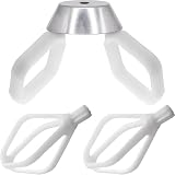 Cookie Paddles & Cake Paddles Set with Metal Whip Drive for Bosch Universal & NutriMill Artiste Mixers, Heavy Duty Beater Attachment for Baking Cookies, Cakes, Muffins, 5-Piece Replacement Kit